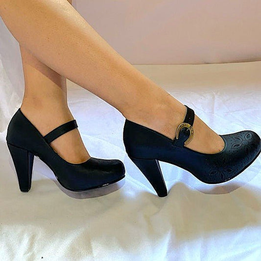 Zapato de Mujer Cueca (CC49.N) - Gabybru Calzados