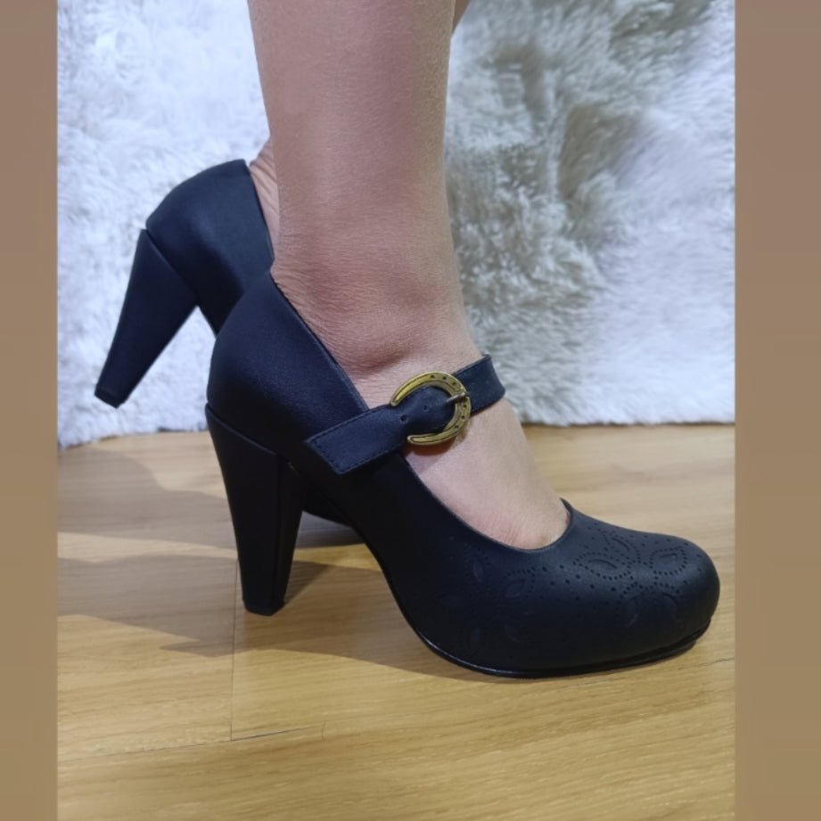 Zapato de Mujer Cueca (CC49.N) - Gabybru Calzados