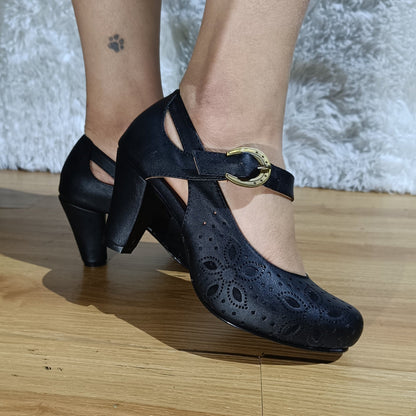 Zapato de Mujer Cueca (CC57.N) - Gabybru Calzados