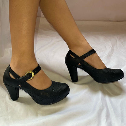Zapato de Mujer Cueca (CC57.N) - Gabybru Calzados