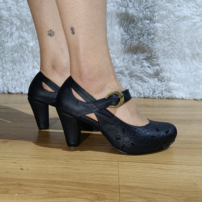 Zapato de Mujer Cueca (CC57.N) - Gabybru Calzados