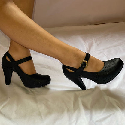 Zapato de Mujer Cueca (CC59.N) - Gabybru Calzados