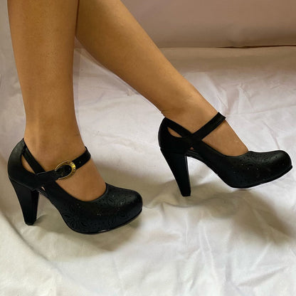 Zapato de Mujer Cueca (CC59.N) - Gabybru Calzados