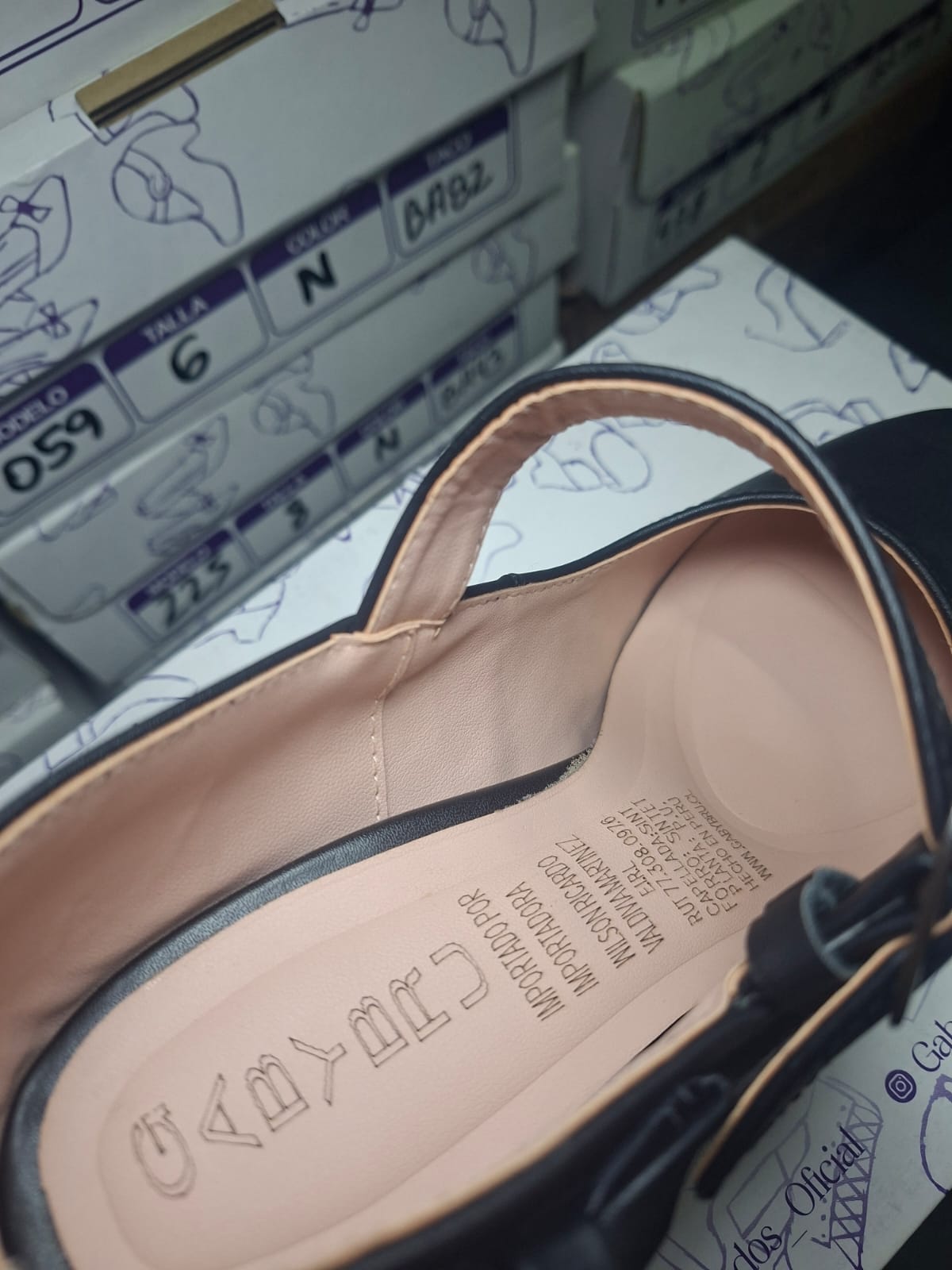 Zapato de Mujer Cueca (CC77.N) - Gabybru Calzados