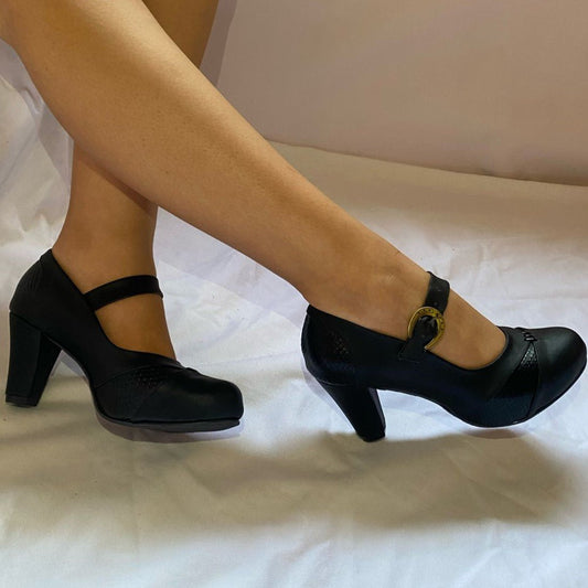 Zapato de Mujer Cueca (CC97.N) - Gabybru Calzados
