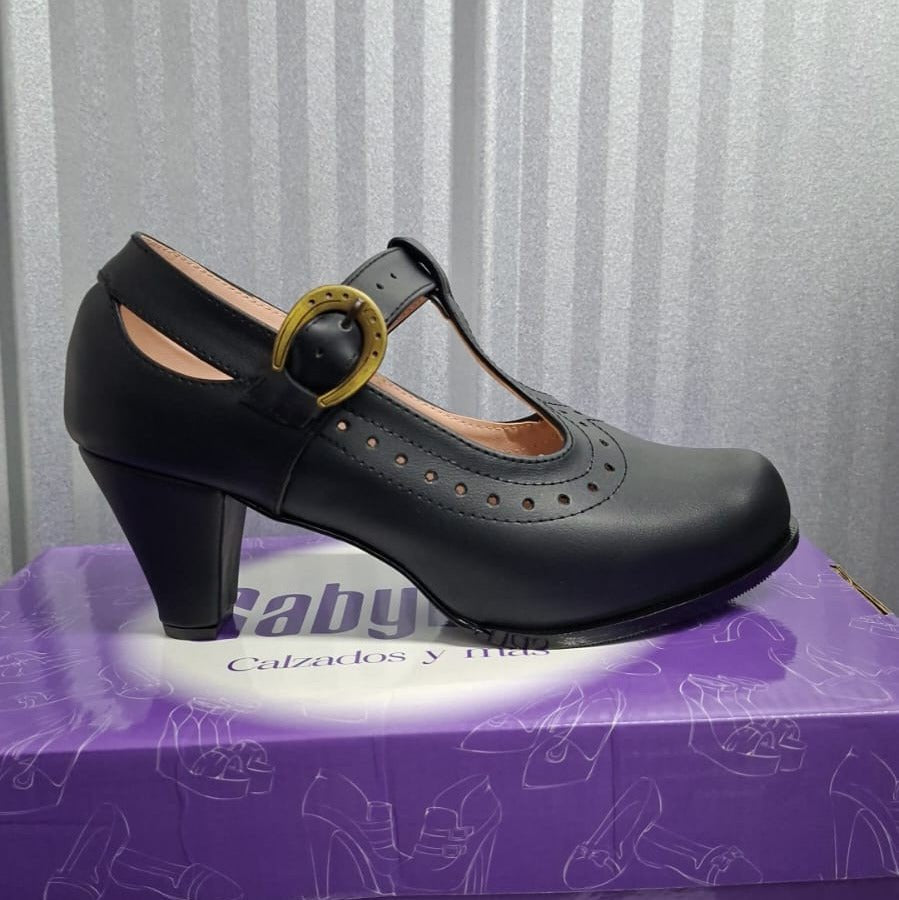 Zapato de Mujer Cueca con Cerco (CC26.Z) - Gabybru Calzados