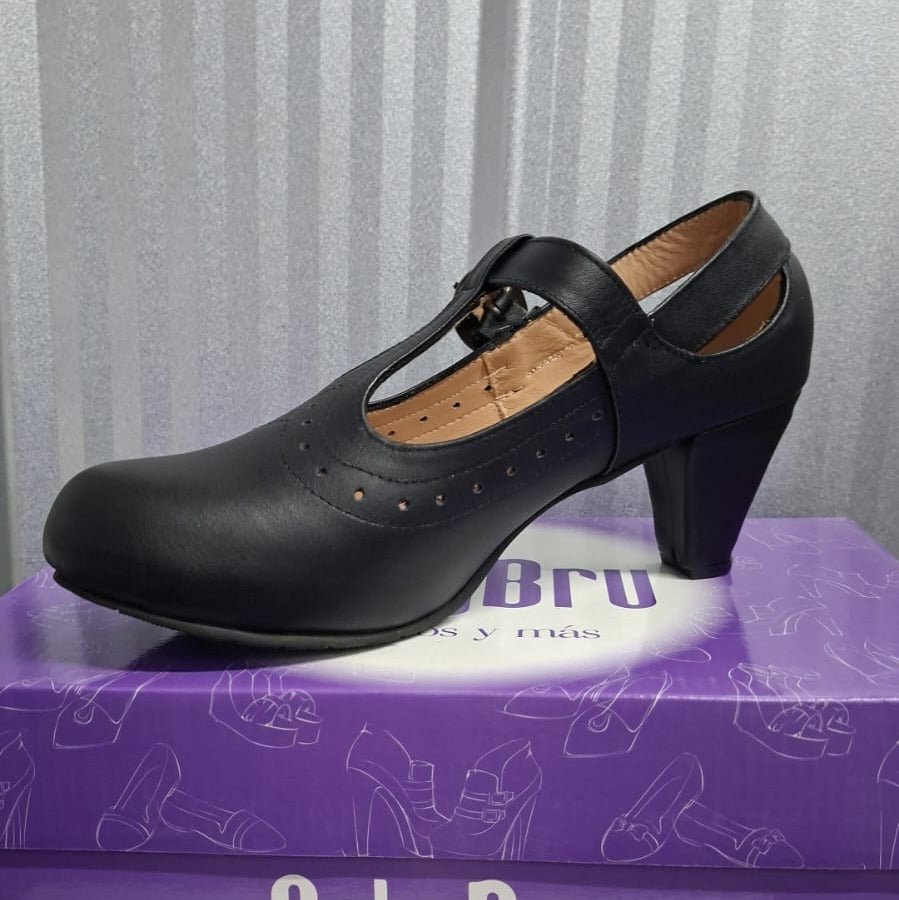 Zapato de Mujer Cueca Cuero (CC26.Cu) - Gabybru Calzados