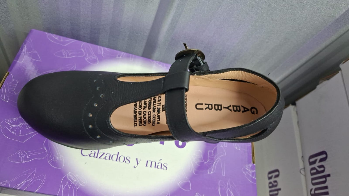 Zapato de Mujer Cueca Cuero (CC26.Cu) - Gabybru Calzados