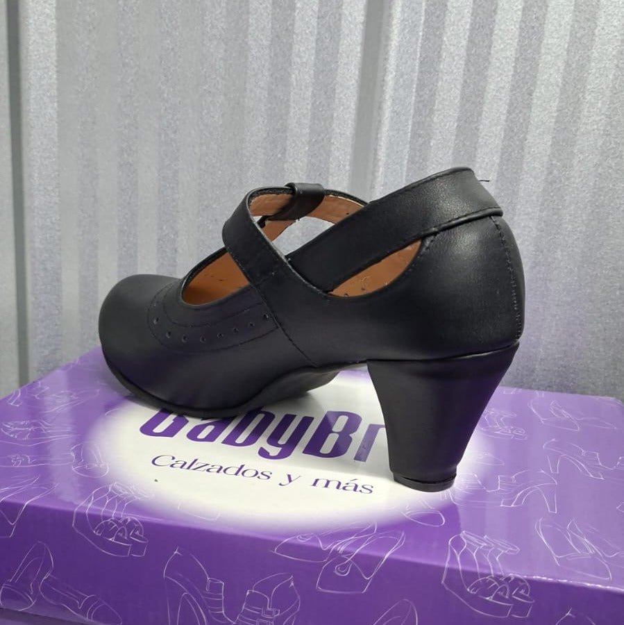 Zapato de Mujer Cueca Cuero (CC26.Cu) - Gabybru Calzados