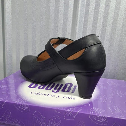 Zapato de Mujer Cueca Cuero (CC26.Cu) - Gabybru Calzados