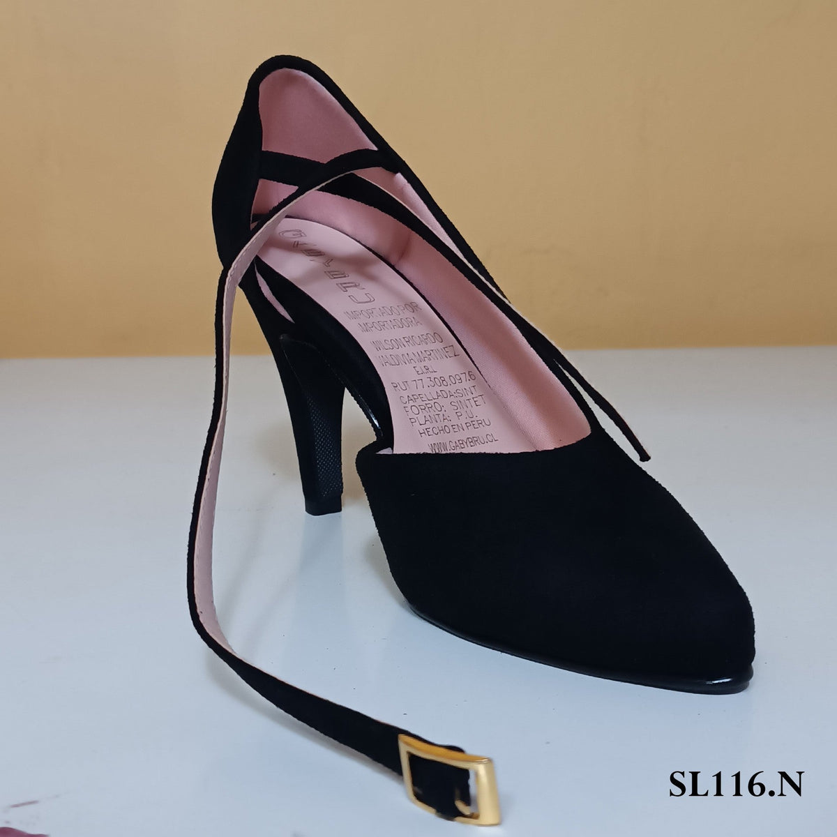 Zapato Mujer Amarras (SL116.N) - Gabybru Calzados