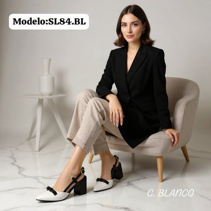 Zapato mujer Blanco (SL84.BL) - Gabybru Calzados