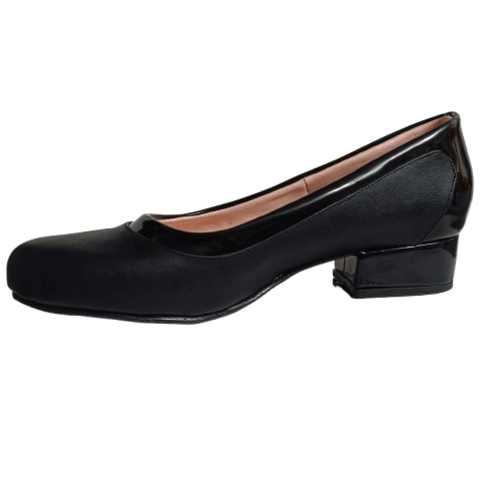 Zapatos de mujer bajitos negro (E13.N) - Gabybru Calzados