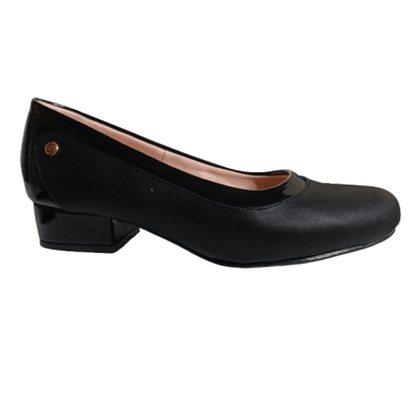 Zapatos de mujer bajitos negro (E13.N) - Gabybru Calzados