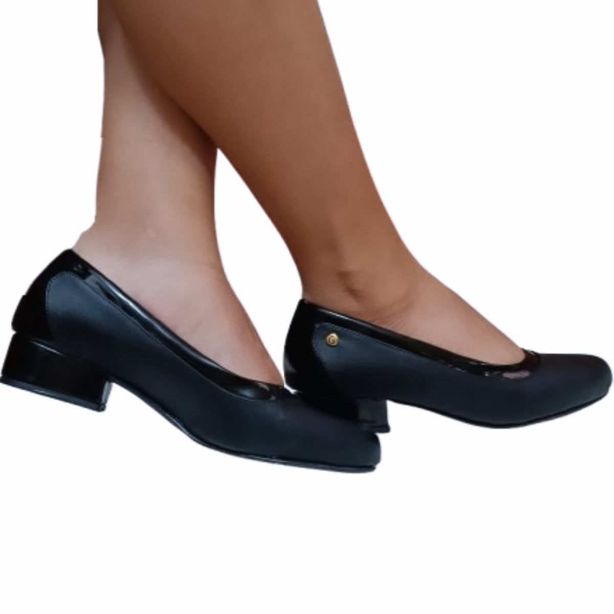 Zapatos de mujer bajitos negro (E13.N) - Gabybru Calzados