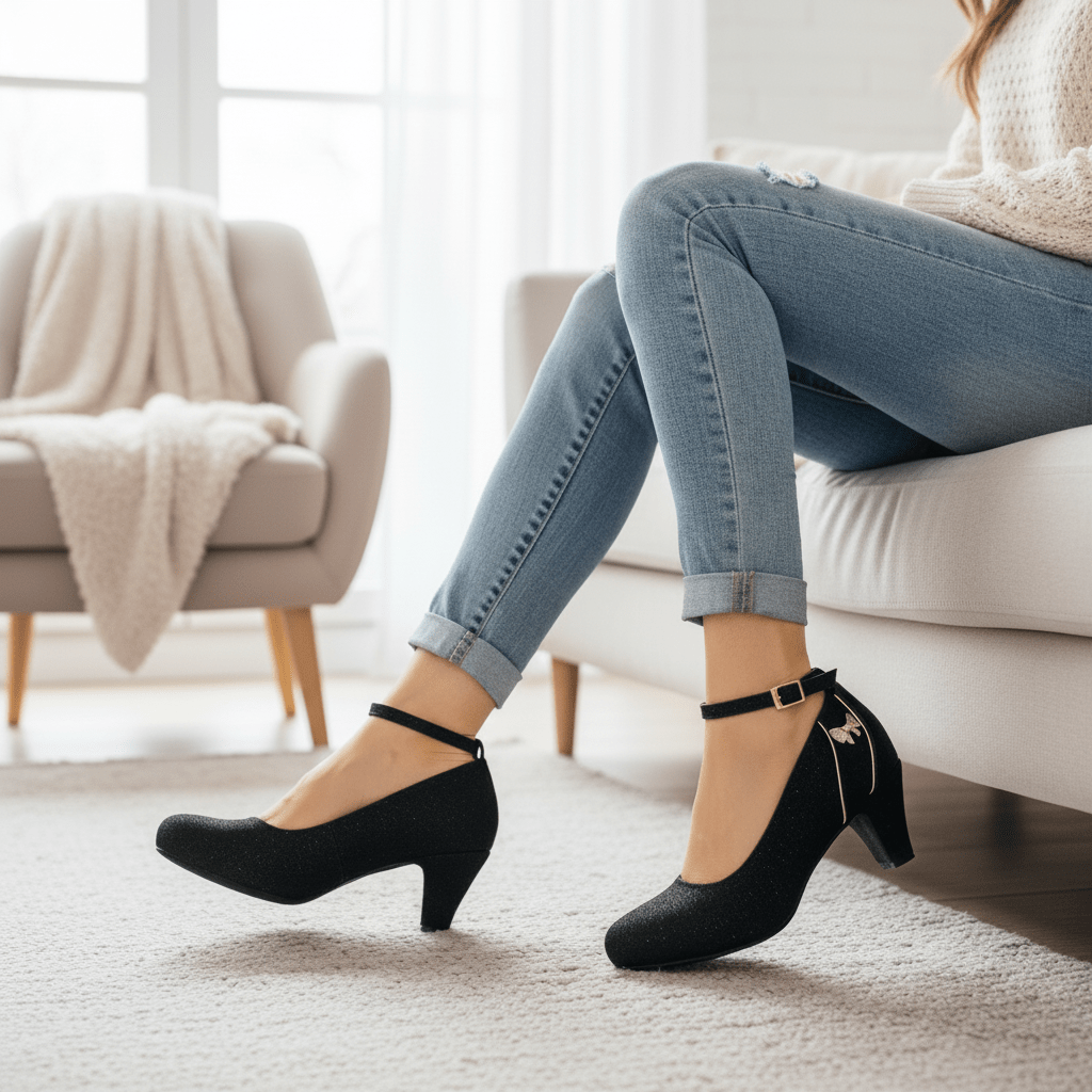 Zapatos de Mujer Brillante (B5.N) - Gabybru Calzados
